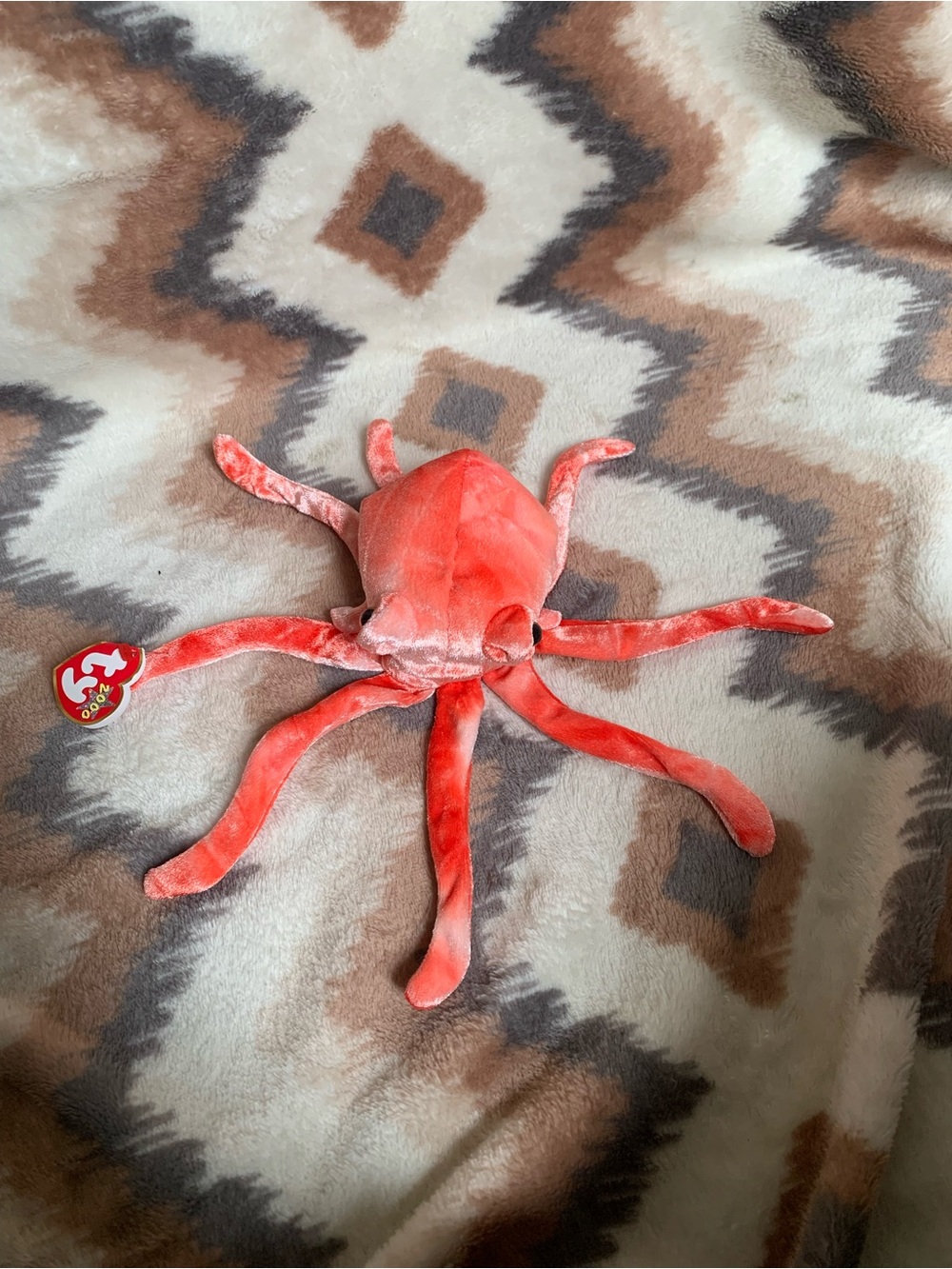 TY Beanie Baby - WIGGLY the Octopus (8.5 inch) - Stuffed Animal Toy